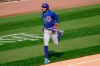 FILE - In this Sept. 27, 2020, file photo, Chicago Cubs' Billy Hamilton smiles as he runs the bases after hitting a solo home run during the fourth inning of the team's baseball game against the Chicago White Sox in Chicago. Hamilton has agreed to a minor league contract with the Cleveland Indians, a person familiar with the deal told the Associated Press on Thursday night, Feb. 11. Hamilton will also receive an invitation to training camp, said the person who spoke on condition of anonymity because the contract can't be finalized until medical tests are completed. (AP Photo/Nam Y. Huh, File)