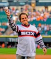 FILE - In this Aug. 30, 2014, file photo, former Chicago White Sox manager Tony La Russa throws out a ceremonial first pitch before the second baseball game of a baseball doubleheader against the Detroit Tigers in Chicago. La Russa, the Hall of Famer who won a World Series championship with the Oakland Athletics and two more with the St. Louis Cardinals, is returning to manage the Chicago White Sox 34 years after they fired him, the team announced Thursday, Oct. 29, 2020. (AP Photo/Matt Marton, File)