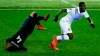 Orlando City attacker Daryl Dike, right, and Montreal Impact defender Rudy Camacho battle for the ball during their MLS match, Sunday, Nov. 1, 2020, at Red BullArena in Harrison, NJ.Ã‚Â (AP Photo/Eduardo Munoz Alvarez)