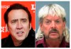 This combination photo shows actor Nicolas Cage at the premiere of 