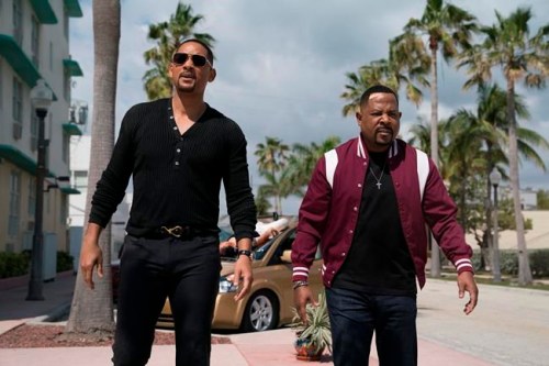 This image released by Sony Pictures shows Martin Lawrence, right, and Will Smith in a scene from 