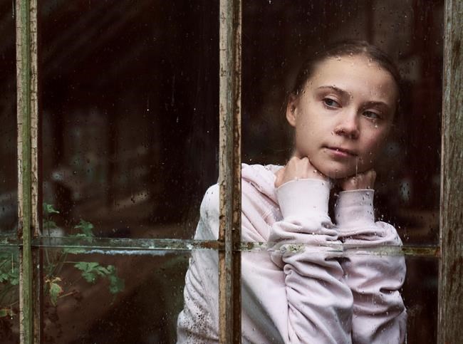 This image released by PBS shows Greta Thunberg, the subject of the docuseries “Greta Thunberg: A Year to Change the World.
