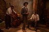 This image released by Netflix shows Michael Potts, from left, Chadwick Boseman and Colman Domingo in 