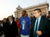 FILE - In this Sept. 29, 2011, file photo, U.S. basketball player Kobe Bryant arrives at the Campidoglio, or capitol hill, in Rome, Italy. In Europe where Bryant grew up, the retired NBA star is being remembered for his 