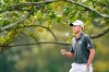 Collin Morikawa walks up to the second tee during practice before the U.S. Open Championship golf tournament at Winged Foot Golf Club, Monday, Sept. 14, 2020, in Mamaroneck, N.Y. (AP Photo/John Minchillo)
