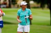 FILE - In this Sunday, Aug. 30, 2020 file photo, Stacy Lewis on the 14th hole during the final round of the LPGA Walmart NW Arkansas Championship golf tournament in Rogers, Ark. Lewis is one of the past champions playing this week in the ANA Inspiration in California. (AP Photo/Michael Woods, File)