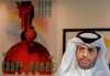 In this Monday, Oct. 29, 2018 picture, Nasser al-Khater, deputy-secretary general of the World Cup organizing committee, speaks during an interview with the Associated Press at the Supreme Committee for Delivery and Legacy in Doha, Qatar. Qatar is now planning for a 
