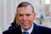 FILE - In this Dec. 13, 2017, file photo, Juan Ángel Napout, of Paraguay, arrives at federal court in the Brooklyn borough of New York. On Wednesday, July 15, 2020, U.S. District Judge Pamela K. Chen delayed deciding on a request for compassionate release from prison by Napout, the former head of South American soccer, for two weeks. Napout is being held at a federal facility in Miami where COVID-19 infections are on the rise. (AP Photo/Seth Wenig, File)