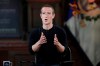 FILE - In this Thursday, Oct. 17, 2019, file photo, Facebook CEO Mark Zuckerberg speaks at Georgetown University, in Washington. Florida lawmakers, including Gov. Ron DeSantis, intensified their battle with Facebook, Twitter and Silicon Valley when they announced new proposals Tuesday, Feb. 2, 2021, aimed at reigning in platforms they accuse of squelching the free speech of conservatives. On a call with analysts the week before, Zuckerberg said the social media giant was attempting to “turn down the temperature and discourage divisive conversations and communities.