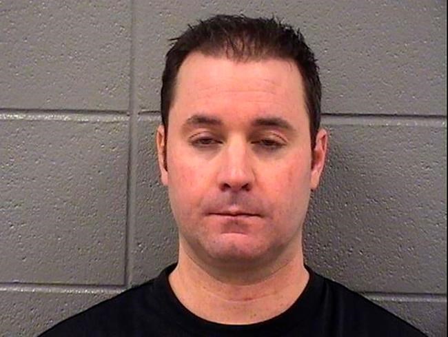 This 2014 booking photo provided by the Cook County Sheriff’s Office, in Chicago, shows Louis Capriotti. Prosecutors say Capriotti has been arrested on a federal charge that he threatened to take the lives of President-elect Joseph Biden and other Democrats at the upcoming inauguration in Washington. (Cook County Sheriff’s Office via AP)