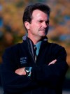 File- North Carolina women's soccer coach Anson Dorrance watches his team during a game against Clemson at Fetzer Field in Chapel Hill, N.C., in this Oct. 18, 2001 file photo. Dorrance is re-embarking — well, kind of — on the 2020 women’s soccer season with North Carolina. The Tar Heels already played an abbreviated schedule this past fall, going undefeated until falling 3-2 to Florida State in the ACC championship game. Now North Carolina is playing a short schedule of non-conference opponents in hopes of securing a high seed in the NCAA tournament. (AP Photo/Bob Jordan, File)