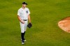 New York Yankees relief pitcher Ben Heller reacts after he was tossed for hitting a batter during the fifth inning of a baseball game against the Tampa Bay Rays, Wednesday, Sept. 2, 2020, at Yankee Stadium in New York. (AP Photo/Kathy Willens)