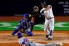 New York Yankees' Gary Sanchez hits a grand slam off of New York Mets pitcher Drew Smith during the eighth inning of the second baseball game of a doubleheader, Sunday, Aug. 30, 2020, in New York. (AP Photo/Adam Hunger)