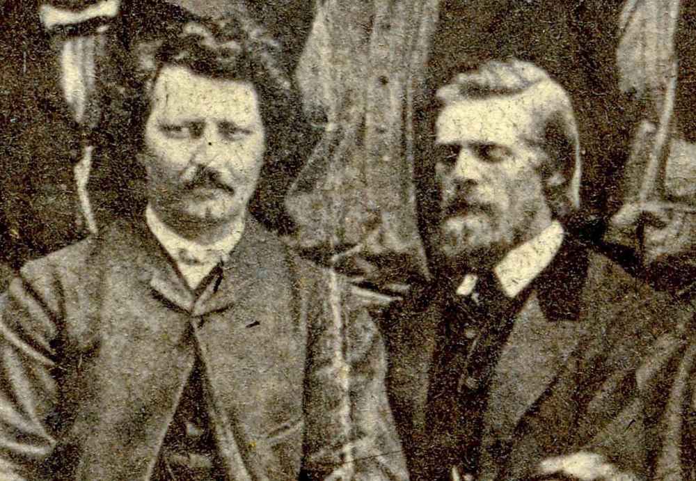 University of Manitoba archives
Irish-born William O’Donoghue, right, was once a key player in Louis Riel’s provisional government.