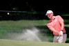 Steve Stricker hits from a bunker to the first green during the third round of the Memorial golf tournament, Saturday, July 18, 2020, in Dublin, Ohio. (AP Photo/Darron Cummings)