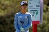 Lydia Ko of New Zealand watches her drive on the seventh hole during the third round of the Marathon Classic LPGA golf tournament Saturday, Aug. 8, 2020, at the Highland Meadows Golf Club in Sylvania, Ohio. (AP Photo/Gene J. Puskar)