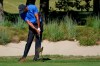 Tiger Woods hits from the 15th fairway in the first round of the Northern Trust golf tournament at TPC Boston, Thursday, Aug. 20, 2020, in Norton, Mass. (AP Photo/Charles Krupa)