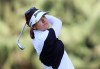 Hannah Green, of Australia, watches her tee shot on the 11th hole during the final round of the LPGA Cambia Portland Classic golf tournament in Portland, Ore., Sunday, Sept. 20, 2020. (AP Photo/Steve Dipaola)