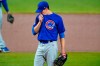 Chicago Cubs starting pitcher Kyle Hendricks collects himself on the mound after giving up back-to-back solo home runs to Pittsburgh Pirates' Adam Frazier and Ke'Bryan Hayes during the first inning of a baseball game in Pittsburgh, Wednesday, Sept. 23, 2020. (AP Photo/Gene J. Puskar)