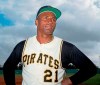 File-Pittsburgh Pirates outfielder Roberto Clemente. The Pittsburgh Pirates will honor Hall of Famer Roberto Clemente when they wear No. 21 against the Chicago White Sox on Wednesday, Sept. 9, 2020. The team believes this is an important step into having Clemente's number retired by Major League Baseball(Pittsburgh Tribune-Review via AP, File)/