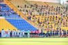 Fans wait for the start of a friendly match between Parma and Empoli at the Ennio Tardini stadium in Parma Sunday, Sept. 6, 2020. For the first time since the start of the COVID-19 pandemic, the stadium was opened for 1,000 fans. (Massimo Paolone/LaPresse via AP)