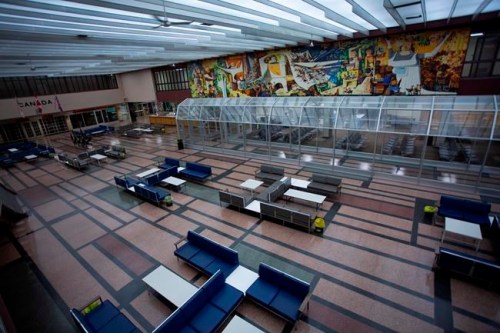 The International lounge of Gander International Airport, in Gander, N.L., is shown on Friday, November 15, 2019. THE CANADIAN PRESS/Paul Daly