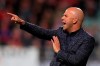 FILE- In this Thursday Oct. 3, 2019, file photo, Alkmaar manager Arne Slot gives directions to his team during the group L Europa League soccer match between AZ Alkmaar and Manchester United at the ADO Den Haag stadium in The Hague, Netherlands. Feyenoord has hired Arne Slot as its new coach starting next season, to replace Dick Advocaat who said last week that this is his last season at the Rotterdam club. Slot was fired last week by AZ Alkmaar amid reports that he was in talks with Feyenoord.(AP Photo/Peter Dejong, FILE)