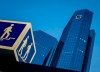 The headquarters of Deutsche Bank is seen in Frankfurt, Germany, Monday, May 18, 2020. The bank will hold a virtual annual shareholders meeting in Wednesday. (AP Photo/Michael Probst)