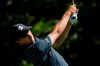 Jordan Spieth follows through on this tee shot on the third hole during the second round of the Charles Schwab Challenge golf tournament at the Colonial Country Club in Fort Worth, Texas, Friday, June 12, 2020. (AP Photo/David J. Phillip)