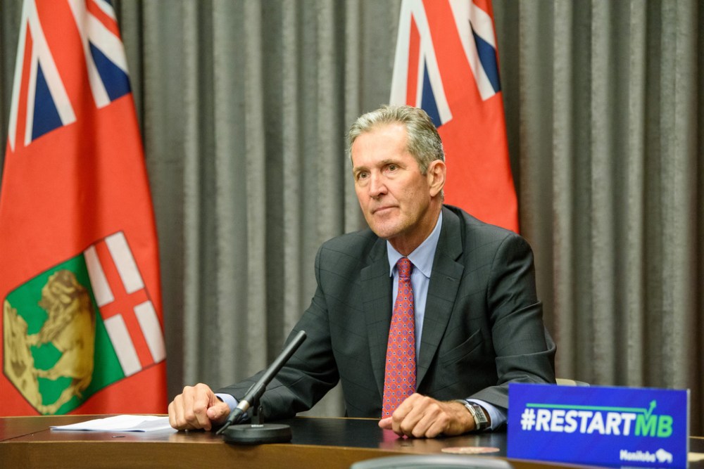 JESSE BOILY / WINNIPEG FREE PRE
The provincial government led by Premier Brian Pallister balanced Manitoba’s books in 2019-20 for the first time in 11 years. (Jesse Boily / Winnipeg Free Press files)