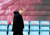 Aston Villa's head coach Dean Smith during the English Premier League soccer match between Aston Villa and Leicester City at Villa Park in Birmingham, England, Sunday, Feb. 21, 2021. (AP Photo/Rui Vieira, Pool)