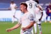 Bayern's Joshua Kimmich celebrates after scoring his sides fifth goal during the Champions League quarterfinal match between FC Barcelona and Bayern Munich at the Luz stadium in Lisbon, Portugal, Friday, Aug. 14, 2020. (AP Photo/Manu Fernandez/Pool)
