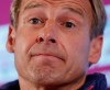 File---In this Wednesday, June 11, 2014 file photo, at this time United States' head coach Juergen Klinsmann attends a news conference before a training session at the Sao Paulo FC training center in Sao Paulo, Brazil. (AP Photo/Julio Cortez)