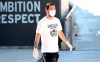 In this photo provided by FC Barcelona, Lionel Messi walks wearing a protective face mask at the club's training ground in Barcelona, Spain, on Wednesday May 6, 2020. Soccer players in Spain returned to their team's training camps Wednesday for the first time since the country entered a lockdown nearly two months ago because of the coronavirus pandemic. Players for Barcelona, Real Madrid, AtlÃ©tico Madrid and other clubs started preparing for the return to training this week, and they were all expected to be tested for COVID-19 and should be cleared to practice once the results are back. (Miguel Ruiz / FC Barcelona via AP)