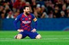 FILE - In this Nov. 5, 2019 file photo, Barcelona's Lionel Messi reacts during a Champions League Group F soccer match against Slavia Praha at Camp Nou stadium in Barcelona, Spain. Lionel Messi has told Barcelona he wants to leave the club after nearly two decades with the Spanish giants. The club has confirmed that the Argentina great has sent a note expressing his desire to leave. The announcement comes 11 days after Barcelona's humiliating 8-2 loss to Bayern Munich in the Champions League quarterfinals, one of the worst in the player's career and in the club's history. (AP Photo/Joan Monfort, File)