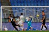 Roma's Henrikh Mkhitaryan, left shoots to score but the goal was disallowed during a Serie A soccer match between Roma and Sassuolo at the Olympic StadiumÂ in Rome, Italy, Sunday, Dec. 6, 2020. (AP Photo/Andrew Medichini)