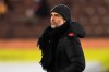 Manchester City's head coach Pep Guardiola walks on the pitch before an English Premier League soccer match between Fulham and Manchester City at the Craven Cottage stadium in London, England, Saturday March 13, 2021. (Adam Davy/Pool via AP)