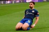 Southampton's Che Adams reacts after scoring his side's second goal during an English Premier League soccer match between Sheffield United and Southampton at the Bramall Lane stadium in Sheffield, England, Saturday March 6, 2021. (Stu Forster/Pool via AP)