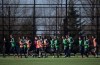 Vancouver Whitecaps players jog around the field during MLS soccer practice in Vancouver, on Tuesday February 26, 2019. Major League Soccer is moving ahead with small group training sessions, providing they are not in conflict with local health or government policies. THE CANADIAN PRESS/Darryl Dyck