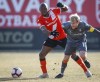 Hamilton Forge's Kyle Bekker, right, vies for the ball with Calgary Cavalry's Jordan Brown during Canadian Premier League soccer finals action in Calgary, Alta., Saturday, Nov. 2, 2019. HFX Wanderers forward Akeem Garcia and midfielders Marco Bustos of Pacific FC and Bekker of Forge FC are finalists for the Canadian Premier League Player of the Year Award.THE CANADIAN PRESS/Jeff McIntosh