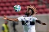 Vancouver Whitecaps midfielder Leonard Owusu goes for the ball during the second half of the team's MLS soccer match against Real Salt Lake on Saturday, Sept. 19, 2020, in Sandy, Utah. The Whitecaps will play the strangest 