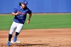 Toronto Blue Jays infielder Bo Bichette runs the bases during full squad workouts at the team's spring training complex in Dunedin, Fla., on Monday, February 17, 2020. The Blue Jays appear set to resume training camp at Toronto's Rogers Centre after arriving in the Ontario capital on Sunday night from the team's spring-training home of Dunedin, Fla. THE CANADIAN PRESS/Steve Nesius