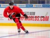 Canada's Alexis Lafreniere, who missed the last two games with a knee injury, skates during the team's practice at the World Junior Hockey Championships on Wednesday, January 1, 2020 in Ostrava, Czech Republic. THE CANADIAN PRESS/Ryan Remiorz