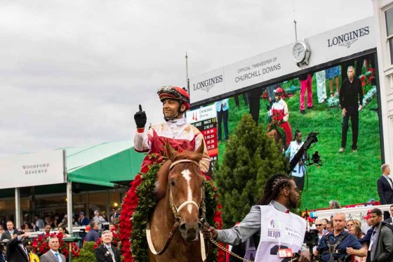 Rich Strike won the 148th Kentucky Derby on Saturday. (Longines Images)