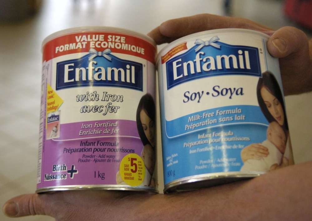 CNS Saskatoon StarPhoenix
Mead Johnson, which produces baby formula including Enfamil and Nutramigen, have told hospitals they expect supply to stabilize in the coming weeks. (Gord Waldner / Saskatoon StarPhoenix files)