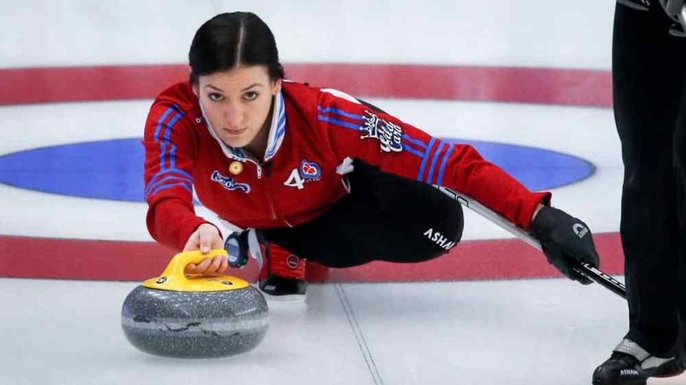 Team Wild Card 3 skip Beth Peterson, a Scotties rookie from Assiniboine Memorial, stole her way into the championship round with a a 9-8 triumph over Kerry Galusha of the Northwest Territories Thursday. THE CANADIAN PRESS/Jeff McIntosh