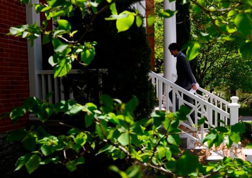 Prime Minister Justin Trudeau holds a press conference at Rideau Cottage amid the COVID-19 pandemic in Ottawa on Thursday, May 21, 2020. THE CANADIAN PRESS/Sean Kilpatrick
