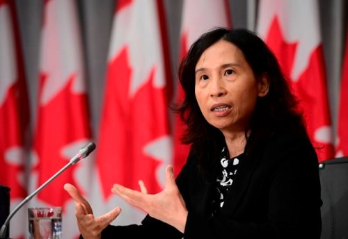 Chief Public Health Officer Dr. Theresa Tam holds a press conference on Parliament Hill in Ottawa, Friday, Sept. 4, 2020. THE CANADIAN PRESS/Sean Kilpatrick