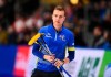 Team Alberta skip Brendan Bottcher makes his way down the ice after defeating Team Ontario during the championship round at the Brier in Kingston, Ont., on Friday, March 6, 2020. THE CANADIAN PRESS/Sean Kilpatrick