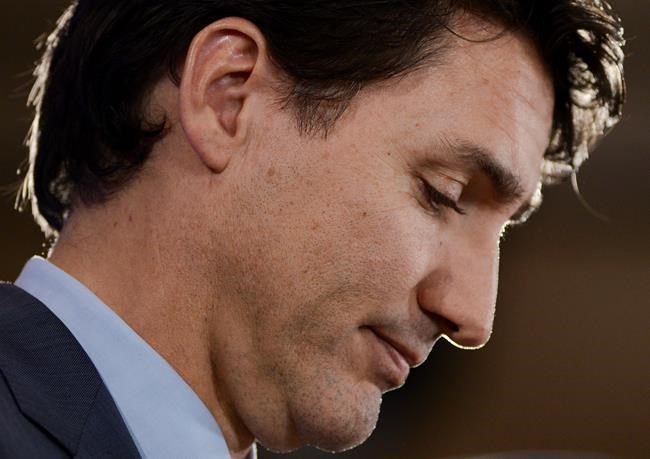 Prime Minister Justin Trudeau holds a closing press conference following the NATO Summit in Watford, Hertfordshire, England, on Wednesday, Dec. 4, 2019. Trudeau's bad luck with planes continues. He was forced to use a back-up aircraft Monday to ferry him to London for the NATO summit because the usual prime ministerial jet was damaged in a hangar accident last month. THE CANADIAN PRESS/Sean Kilpatrick